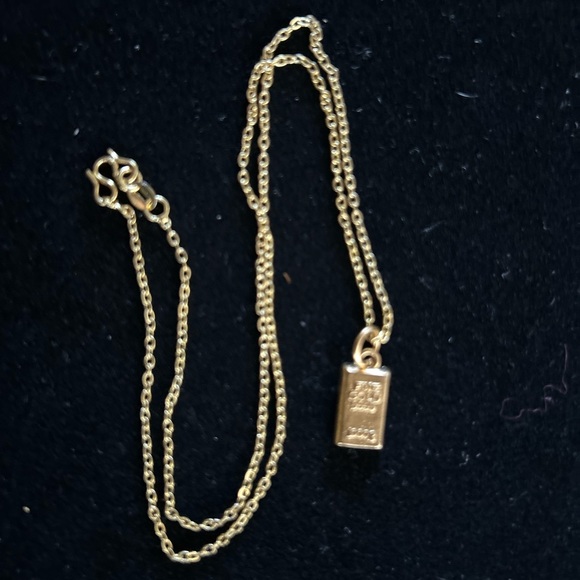 Gold Bar Fashion Necklace - Picture 2 of 8